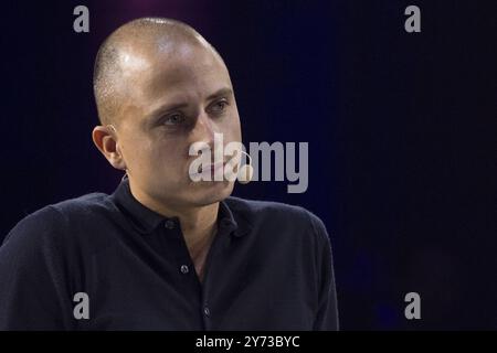 Turin, Italie. 26 septembre 2024. Christian Hecker PDG de Trade Republic est à Italian Tech week 2024 Banque D'Images