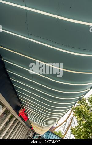 Gothenburg, Suède - juin 30 2021 : néons à une entrée. Banque D'Images