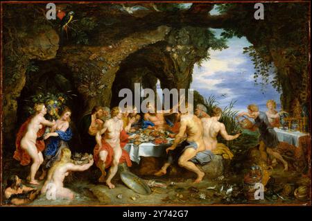 La fête de Acheloüs. Peter Paul Rubens et Jan Brueghel l'ancien. ca. 1615. Banque D'Images