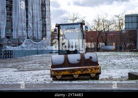 CRACOVIE, POLOGNE - 21 DÉCEMBRE 2023 : marche dans la vieille ville de Cracovie, Pologne le 21 décembre 2023 Banque D'Images