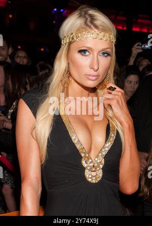 Paris Hilton photographié au Surrender Nightclub Grand Opening Weekend à encore à Las Vegas, Nevada, le 29 mai 2010. Crédit : Erik Kabik Photography / MediaPunch ***EXCLUSIVE**** Banque D'Images