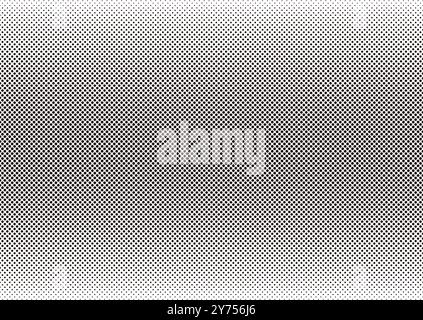 Vecteur Seamless monochrome texture demi-ton isolé sur Un fond blanc. Répétable horizontalement. Illustration de Vecteur