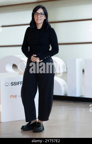 Alauda Ruiz de Azúa a assisté à 'Querer' Photocall lors du 72e Festival international du film de Saint-Sébastien au Palais Kursaal le 27 septembre 2024 à Donostia/Saint-Sébastien, Espagne. Crédit : album/Alamy Live News Banque D'Images