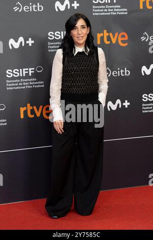 Alauda Ruiz de Azua a assisté à Red Carpet Querer lors du 72e Festival international du film de San Sebastian au Palais Kursaal le 27 septembre 2024 à Donostia/San Sebastian, Espagne. Crédit : album/Alamy Live News Banque D'Images