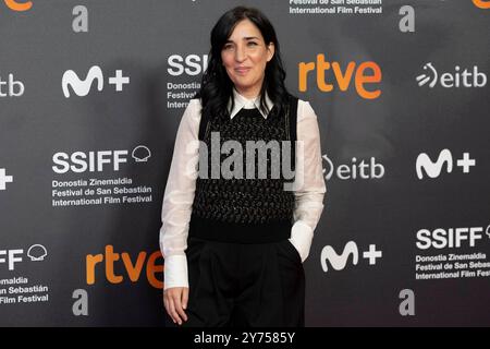 Alauda Ruiz de Azua a assisté à Red Carpet Querer lors du 72e Festival international du film de San Sebastian au Palais Kursaal le 27 septembre 2024 à Donostia/San Sebastian, Espagne. Crédit : album/Alamy Live News Banque D'Images