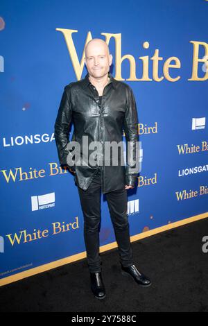 New York, États-Unis. 26 septembre 2024. Marc Forster assiste à la projection New-yorkaise de ''White Bird'' du Lionsgate au DGA Theater de New York, USA, le 26 septembre 2024. (Photo de Thenews2/NurPhoto) crédit : NurPhoto SRL/Alamy Live News Banque D'Images