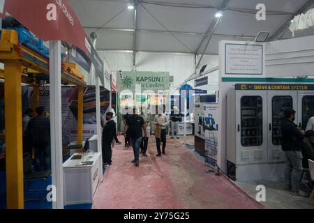 Rajkot, Gujarat, Inde. 27 septembre 2024. Kapsun, Rajkot machine Tools Show 2024. Crédit : Nasirkhan Davi/Alamy Live News Banque D'Images