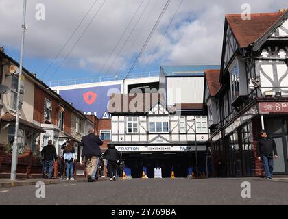 Portsmouth, Royaume-Uni. 28 septembre 2024. Vue générale du stade avant le match du Sky Bet Championship à Fratton Park, Portsmouth. Le crédit photo devrait se lire : Paul Terry/Sportimage crédit : Sportimage Ltd/Alamy Live News Banque D'Images