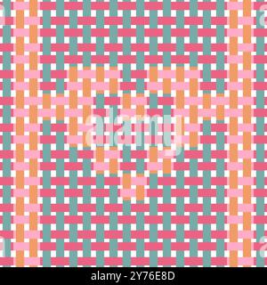 hashtags carreaux de modèle sans couture dans une couleur de forme de coeur, vecteur d'illustrations Illustration de Vecteur