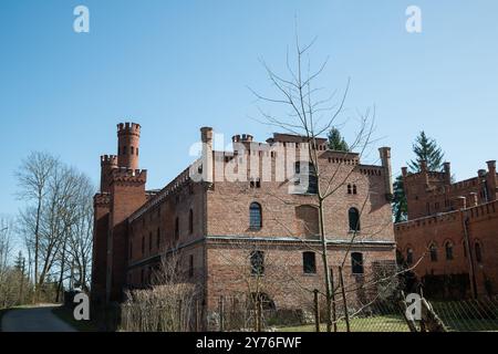 Palais à Sorkwity, dans le comté de Mrągowo, dans la voïvodie Warmian-Masurian, dans le nord de la Pologne Banque D'Images