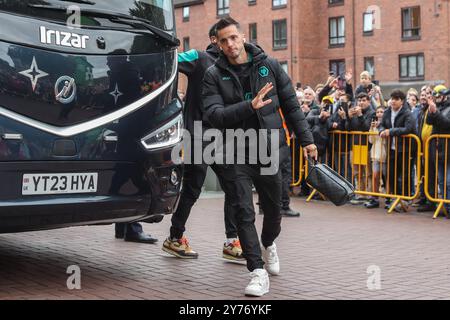 Wolverhampton, Royaume-Uni. 28 septembre 2024. Pablo Sarabia de Wolverhampton Wanderers arrive lors du match de premier League Wolverhampton Wanderers vs Liverpool à Molineux, Wolverhampton, Royaume-Uni, le 28 septembre 2024 (photo par Alfie Cosgrove/News images) à Wolverhampton, Royaume-Uni le 28/09/2024. (Photo par Alfie Cosgrove/News images/SIPA USA) crédit : SIPA USA/Alamy Live News Banque D'Images