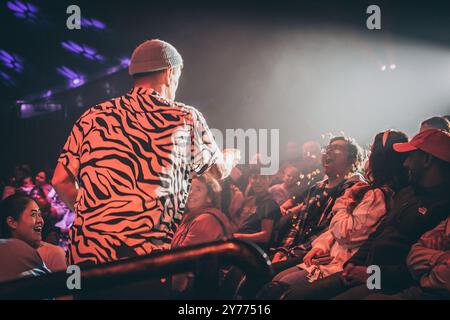 Tysons va, USA, 27 septembre 2024, Circus Vazquez sur leur tournée 2024 à Tysons va, crédit : Ben Lahoussine/Alamy Live News Banque D'Images