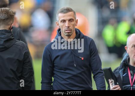 Wolverhampton, Royaume-Uni. 28 septembre 2024. Gary O'Neil entraîneur des Wolverhampton Wanderers lors du match de premier League Wolverhampton Wanderers vs Liverpool à Molineux, Wolverhampton, Royaume-Uni, le 28 septembre 2024 (photo par Alfie Cosgrove/News images) à Wolverhampton, Royaume-Uni le 28/09/2024. (Photo par Alfie Cosgrove/News images/SIPA USA) crédit : SIPA USA/Alamy Live News Banque D'Images