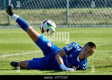 2024-25 Bundesliga U17 FC Bayern München vs SSV Jahn Regensburg Banque D'Images