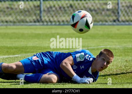 2024-25 Bundesliga U17 FC Bayern München vs SSV Jahn Regensburg Banque D'Images