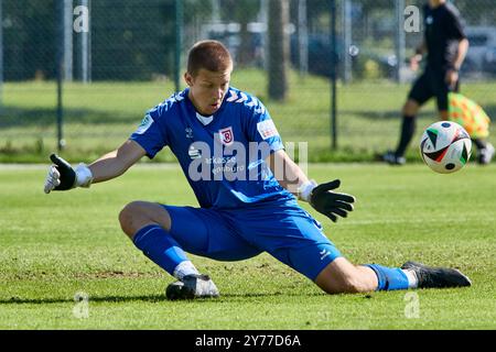 2024-25 Bundesliga U17 FC Bayern München vs SSV Jahn Regensburg Banque D'Images