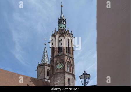 Tours de la Maison de notre-Dame de Villingen, 15ème et 16ème siècle ajoutés, Villingen-Schwenningen, Bade-Wuerttemberg, Allemagne, Europe Banque D'Images