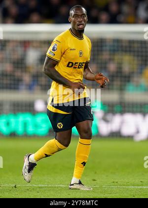 Wolverhampton, Royaume-Uni. 28 septembre 2024. Toti Gomes des Wolverhampton Wanderers lors du match de premier League à Molineux, Wolverhampton. Le crédit photo devrait se lire : Andrew Yates/Sportimage crédit : Sportimage Ltd/Alamy Live News Banque D'Images
