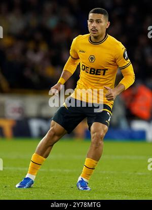 Wolverhampton, Royaume-Uni. 28 septembre 2024. Andr des Wolverhampton Wanderers lors du match de premier League à Molineux, Wolverhampton. Le crédit photo devrait se lire : Andrew Yates/Sportimage crédit : Sportimage Ltd/Alamy Live News Banque D'Images