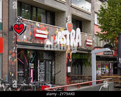 Brasserie Astra dans le quartier de la préparation Pauli à Hambourg. Marque de bière de la Reeperbahn Kiez. Pub et restaurant de l'extérieur. Banque D'Images