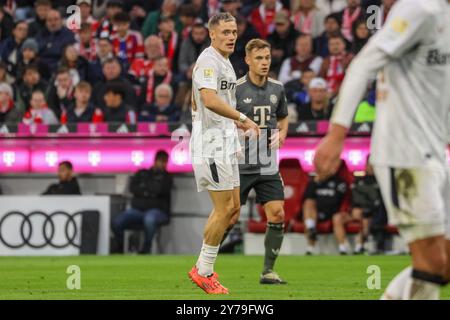 Florian Wirtz (Bayer 04 Leverkusen, 10), FC Bayern Muenchen v. Bayer 04 Leverkusen , Fussball, Bundesliga, 5. Spieltag, saison 24/25, 28.09.2024, LES RÈGLEMENTS du LDF INTERDISENT TOUTE UTILISATION DE PHOTOGRAPHIES COMME SÉQUENCES D'IMAGES, Foto : Eibner-Pressefoto/Jenni Maul Banque D'Images