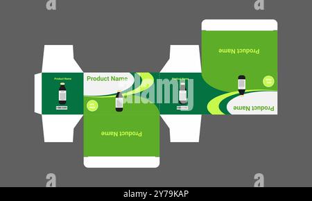 modèles de conception d'emballage, modèles de conception d'emballage de produit. Illustration de Vecteur