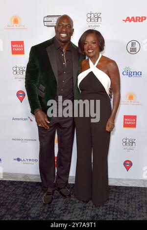 Thaddeus Bullard und Viola Davis BEI der HollyRod Foundation DesignCares Gala im Rolling Greens DTLA. Los Angeles, 28.09.2024 *** Thaddeus Bullard et Viola Davis au Gala DesignCares de la Fondation HollyRod au Rolling Greens DTLA Los Angeles, 28 09 2024 Foto:xD.xStarbuckx/xFuturexImagex hollyrod 4983 Banque D'Images