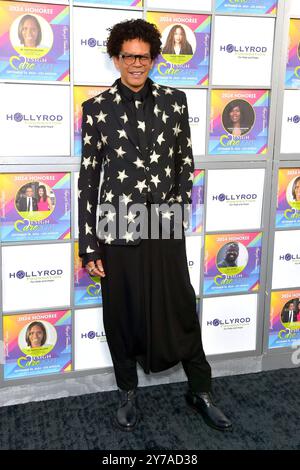 Aaron Walton BEI der HollyRod Foundation DesignCares Gala im Rolling Greens DTLA. Los Angeles, 28.09.2024 Banque D'Images