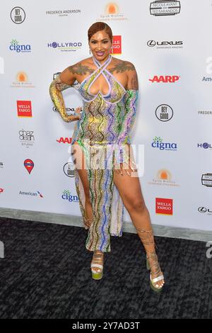 Melanie Halfkenny BEI der HollyRod Foundation DesignCares Gala im Rolling Greens DTLA. Los Angeles, 28.09.2024 Banque D'Images