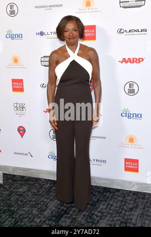 Viola Davis BEI der HollyRod Foundation DesignCares Gala im Rolling Greens DTLA. Los Angeles, 28.09.2024 Banque D'Images