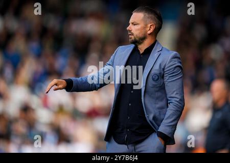 Doetinchem, pays-Bas. 29 septembre 2024. DOETINCHEM, PAYS-BAS - SEPTEMBRE 29 : lors du match néerlandais Keuken Kampioen Divisie entre de Graafschap et vitesse au Stadion de Vijverberg le 29 septembre 2024 à Doetinchem, pays-Bas. (Photo de René Nijhuis/Orange Pictures) crédit : Orange pics BV/Alamy Live News Banque D'Images