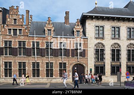 La maison de l'artiste baroque Pieter Paul Rubens dans le centre-ville d'Anvers.. Il est conservé comme un musée et est une attraction principale de la ville Banque D'Images