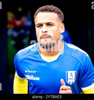 WAALWIJK, pays-Bas. 29 septembre 2024. SPO, Mandemakers Stadium, Dutch eredivisie, saison 2024/2025, pendant le match RKC - Ajax, joueur de RKC Liam van Gelderen crédit : Pro Shots/Alamy Live News Banque D'Images