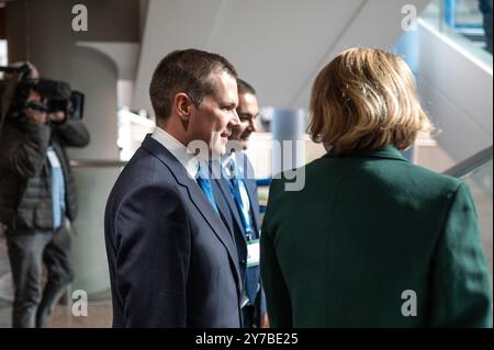 Birmingham, Royaume-Uni. 29 septembre 2024. Robert Jenrichk député vu à la conférence. Le Parti conservateur est le deuxième plus grand parti politique du Royaume-Uni et se réunit à Birmingham pour sa conférence d'automne. (Photo de David Tramontan/SOPA images/SIPA USA) crédit : SIPA USA/Alamy Live News Banque D'Images