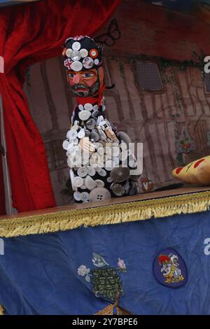 29 septembre 2024, Guildhall, Londres Costermongers Harvest Festival la Pearly Society tient son Festival de la récolte dans le Guildhall Yard de la ville de Londres. Crédit photo : Roland Ravenhill/Alamy Banque D'Images