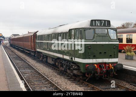 Un gala ferroviaire sur le North Norfolk Railway Banque D'Images