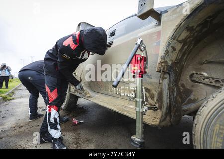 ROVANPERA Kalle, Toyota GR Yaris Rally1, portrait lors du Rallye Chili 2024, 11e manche du Championnat du monde des Rallye voitures 2024 WRC, du 26 au 29 septembre 2024 à Concepcion, Chili Banque D'Images