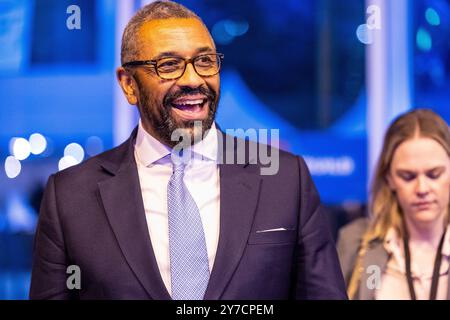 Birmingham, Royaume-Uni. 29 septembre 2024. Conférence du Parti conservateur 2024. James intelligemment député. Crédit : Neil Terry/Alamy Live News Banque D'Images