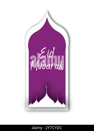 Carte de vœux EID Illustration de Vecteur