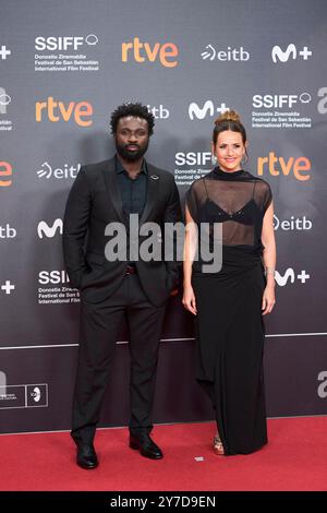 Malcolm Trevino-Sitte, Itziar Ituno a assisté au tapis rouge « We Live in Time » lors du 72e Festival international du film de San Sebastian au Théâtre Kursaal le 28 septembre 2024 à Donostia/San Sebastian, Espagne. Crédit : album/Alamy Live News Banque D'Images