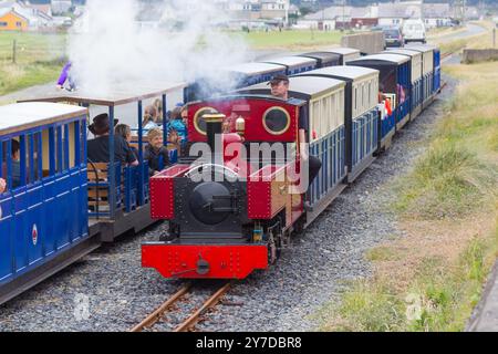 Russell sur le Fairbourne Railway Banque D'Images