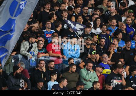 Naples, Campanie, ITALIE. 29 septembre 2024. Pendant le match de football du 29/09/2024, valable pour le championnat italien Serie A - 2024/25 à Naples au Diego Armando Maradona Stadium entre SSC Napoli vs FC Monza. Sur la photo : (crédit image : © Fabio Sasso/ZUMA Press Wire) USAGE ÉDITORIAL SEULEMENT! Non destiné à UN USAGE commercial ! Crédit : ZUMA Press, Inc/Alamy Live News Banque D'Images