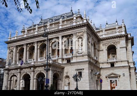 L'Opéra national hongrois à Budapest Banque D'Images