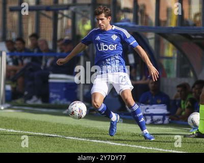 Sergi Roberto de Como 1907 joue le ballon lors du Como 1907 FC vs Hellas Verona FC, 6Â° Serie A Enilive 2024-25 match au stade G. Sinigaglia à Côme (CO), Italie, le 29 septembre 2024. Banque D'Images