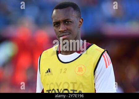 Rome, Latium. 29 septembre 2024. Said Abdulhamid de L'AS Roma lors du match de Serie A entre Roma et Venezia au stade olympique, Italie, le 29 septembre 2024. Crédit photo : AllShotLive crédit : Sipa USA/Alamy Live News Banque D'Images