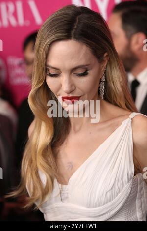 New York, New York, États-Unis. 29 septembre 2024. Angelina jolie assiste à la première de « Maria » au Festival du film de New York au Alice Tully Hall à New York. Crédit : Greg Allen/Alamy Live News. Banque D'Images