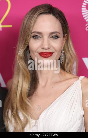 New York, New York, États-Unis. 29 septembre 2024. Angelina jolie assiste à la première de « Maria » au Festival du film de New York au Alice Tully Hall à New York. Crédit : Greg Allen/Alamy Live News. Banque D'Images