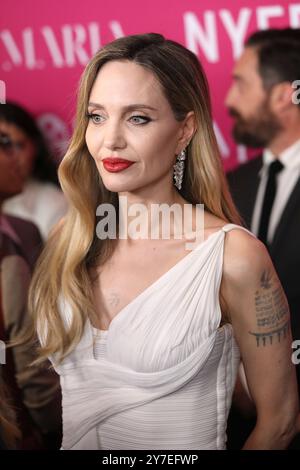 New York, New York, États-Unis. 29 septembre 2024. Angelina jolie assiste à la première de « Maria » au Festival du film de New York au Alice Tully Hall à New York. Crédit : Greg Allen/Alamy Live News. Banque D'Images