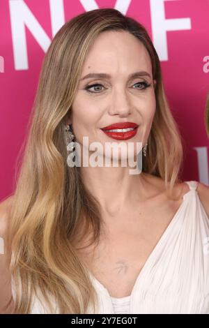 New York, New York, États-Unis. 29 septembre 2024. Angelina jolie assiste à la première de « Maria » au Festival du film de New York au Alice Tully Hall à New York. Crédit : Greg Allen/Alamy Live News. Banque D'Images