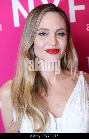 New York, New York, États-Unis. 29 septembre 2024. Angelina jolie assiste à la première de « Maria » au Festival du film de New York au Alice Tully Hall à New York. Crédit : Greg Allen/Alamy Live News. Banque D'Images